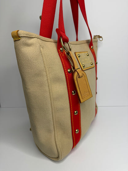 Pre-owned Louis Vuitton Antigua Cabas MM tote bag