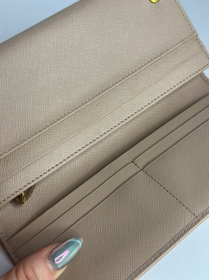 Pre-owned Prada Metropolis Tote blush pink Saffiano Leather & wallet