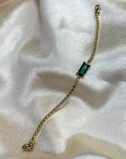 Melrose Glow-Emerald Green bracelet