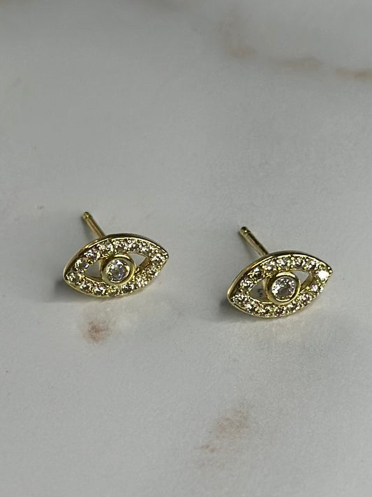 All seeing eye GLD earrings