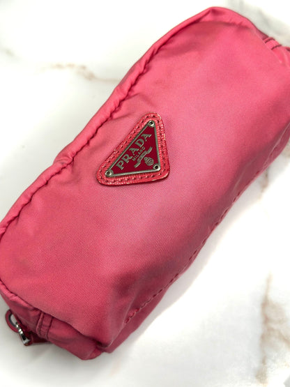 Pre-owned Prada Tessuto nylon cosmetic pouch