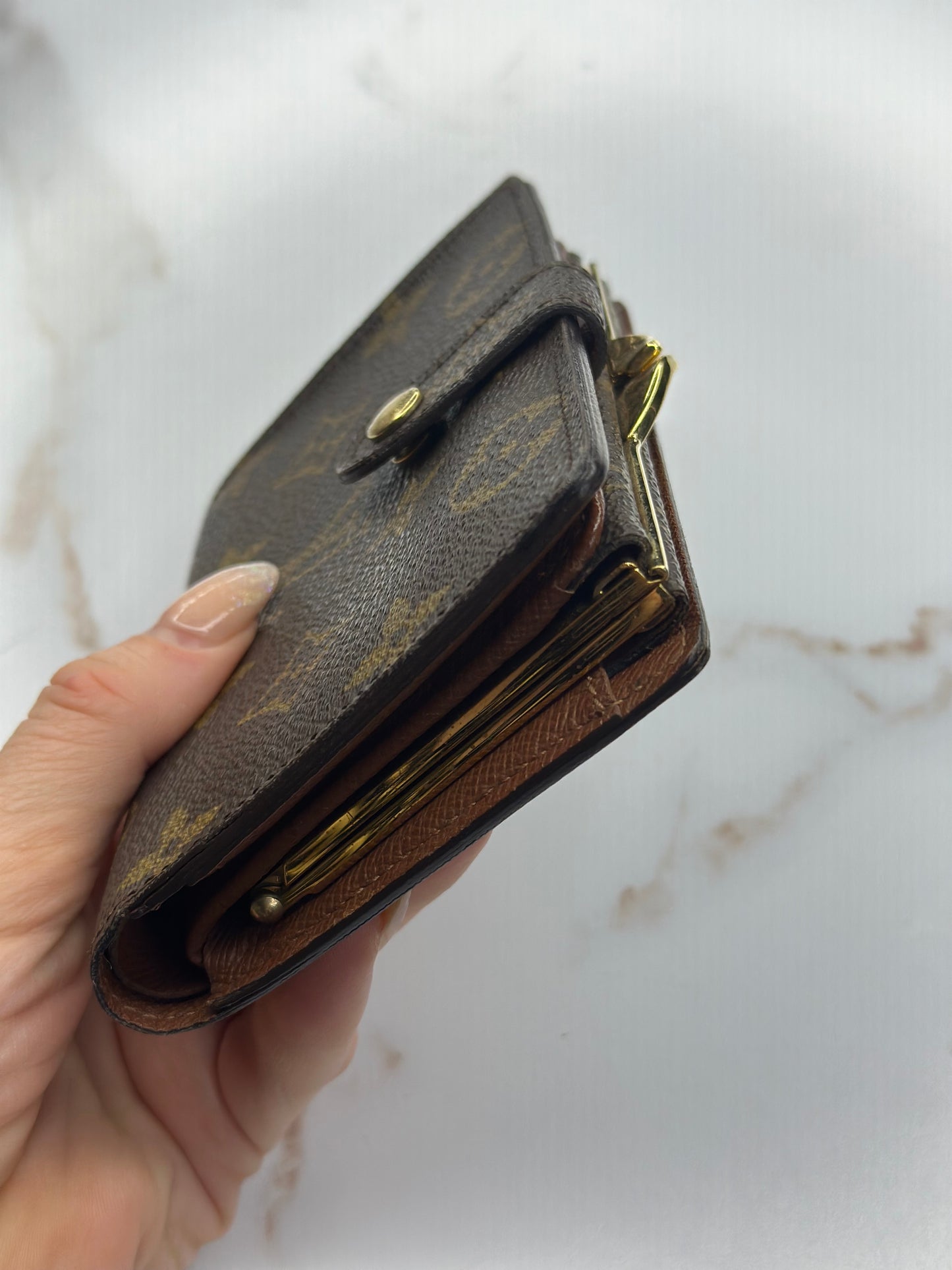Pre-owned Louis Vuitton monogram canvas viennois wallet