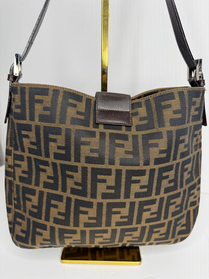 Fendi Zucchino Mamma baguette shoulder bag