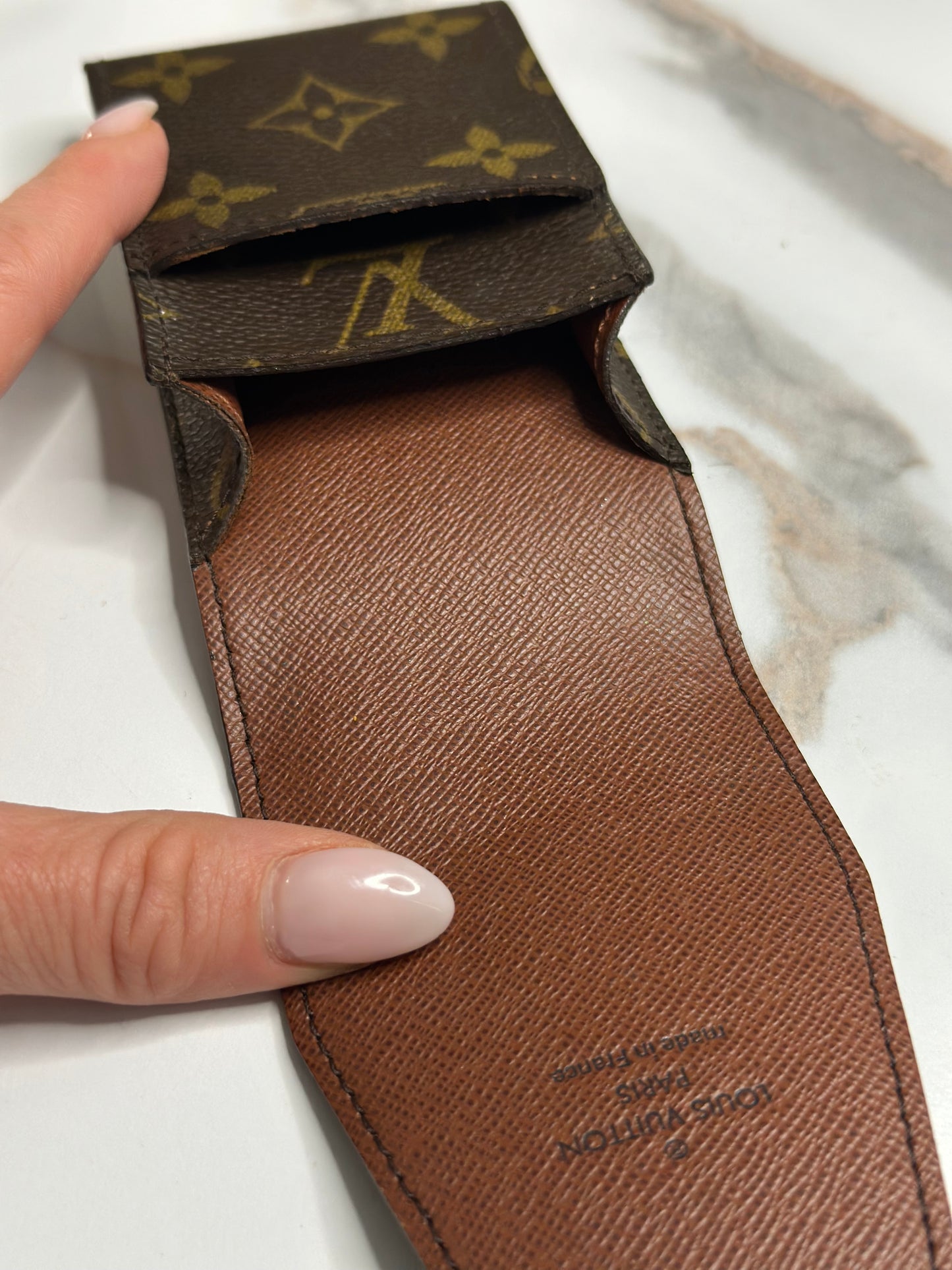 Pre-owned Louis Vuitton monogram canvas Etui case