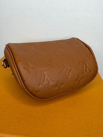 Pre-Owned Louis Vuitton Cognac empriente leather mini bumbag
