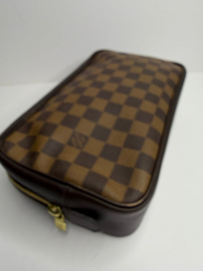 Pre-owned Louis Vuitton Damier Ebene Trousse Toilette 28