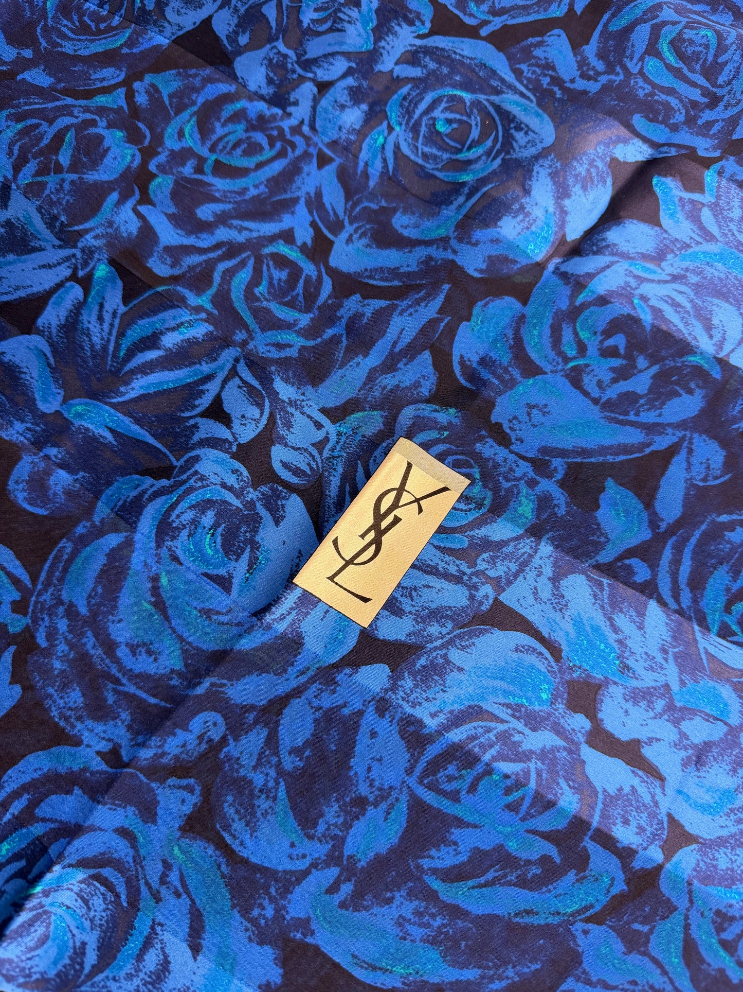 Pre-owned Yves Saint Laurent Silk Scarf