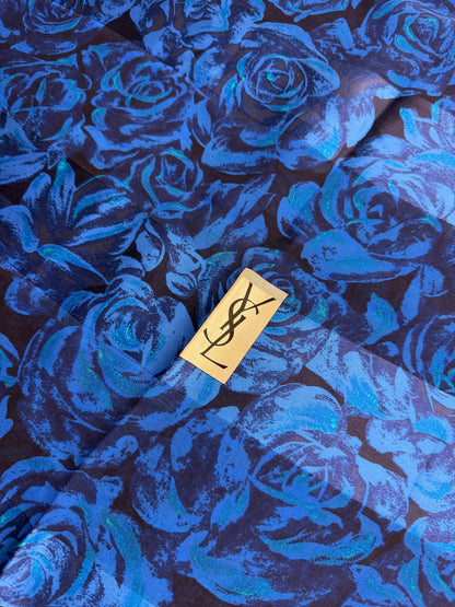 Pre-owned Yves Saint Laurent Silk Scarf