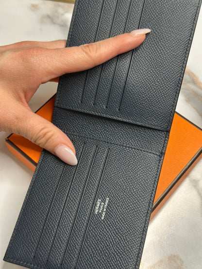 Pre-owned Hermès Citizen Twill Compact bifold wallet