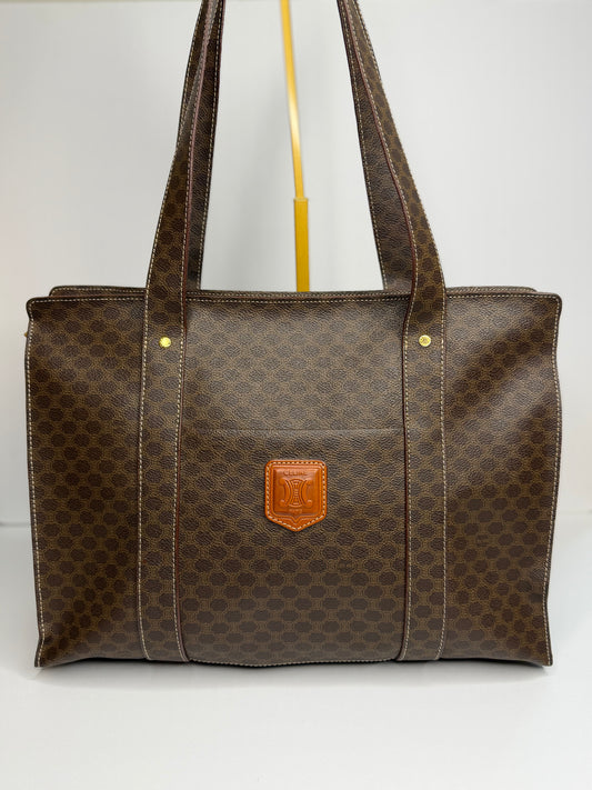 Pre-owned Celine Macadam Canvas tote