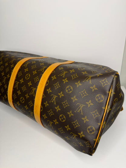Pre-owned Louis Vuitton monogram canvas keep all 50 duffel