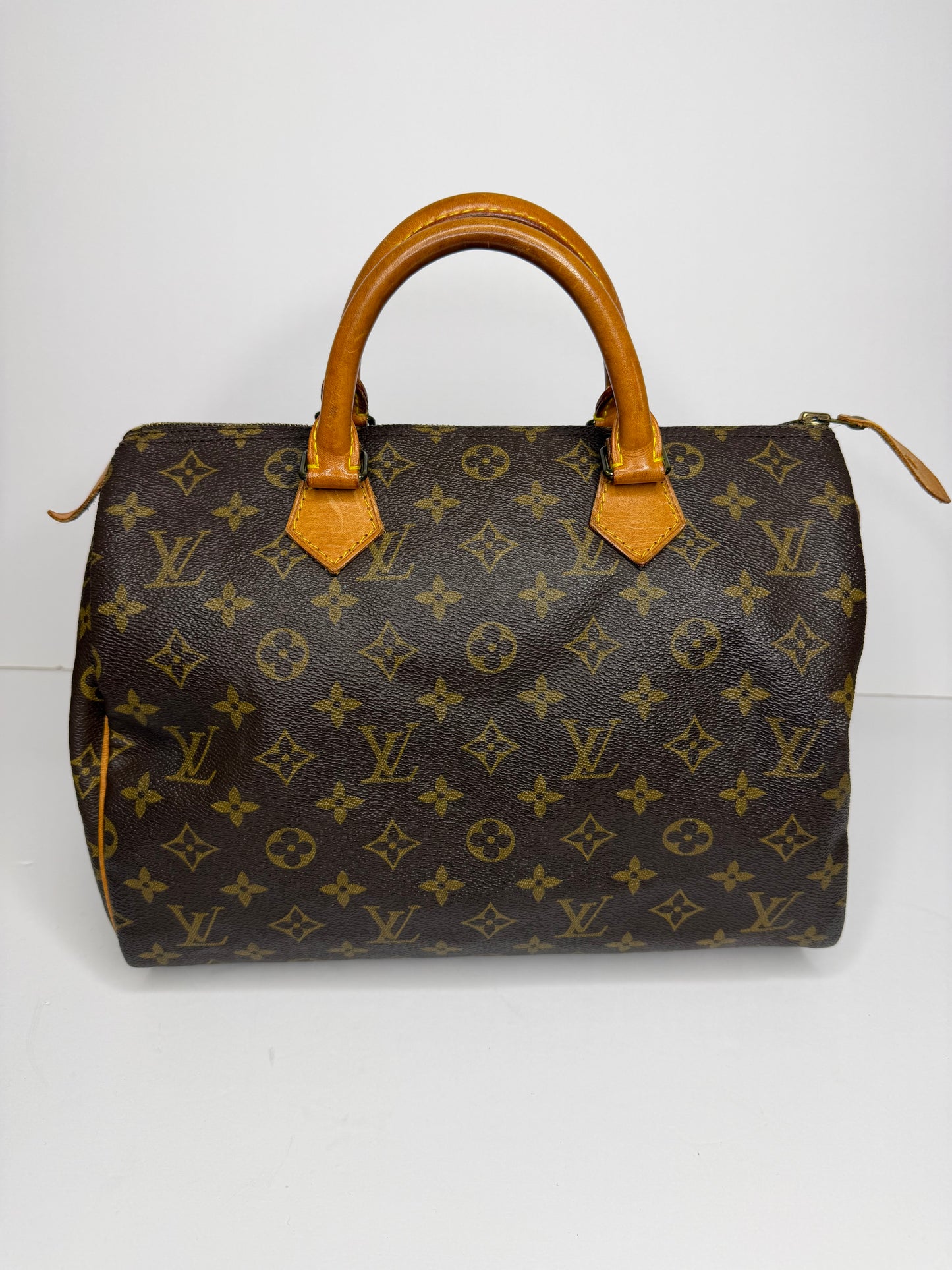 Pre-owned Louis Vuitton vintage monogram canvas speedy 30 Boston bag