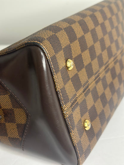 Pre-owned Louis Vuitton Damier ebene Kensington two way tote