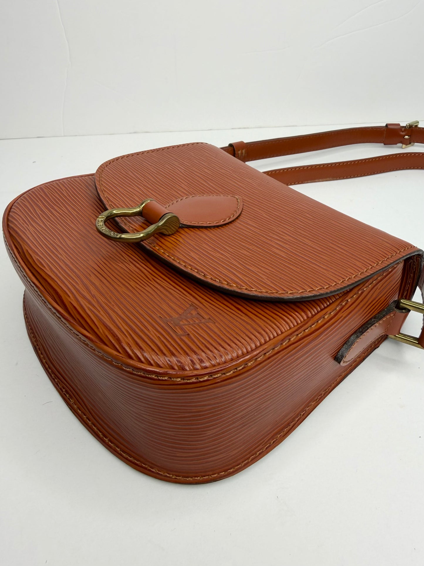 Pre-owned Louis Vuitton vintage brown Epi leather St. Cloud, p.m. Crossbody