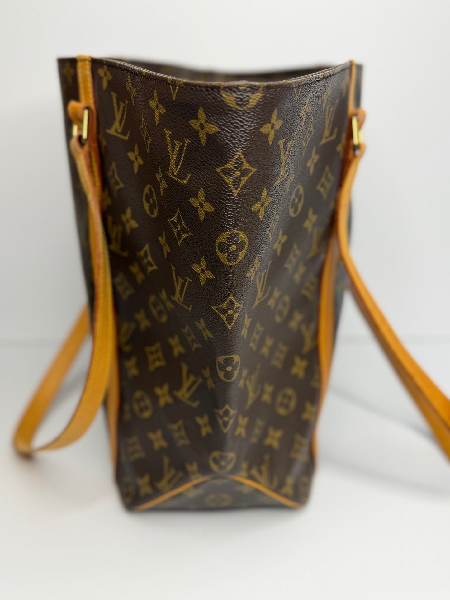 Pre-owned Louis Vuitton, monogram, canvas Sac shopper tote MM