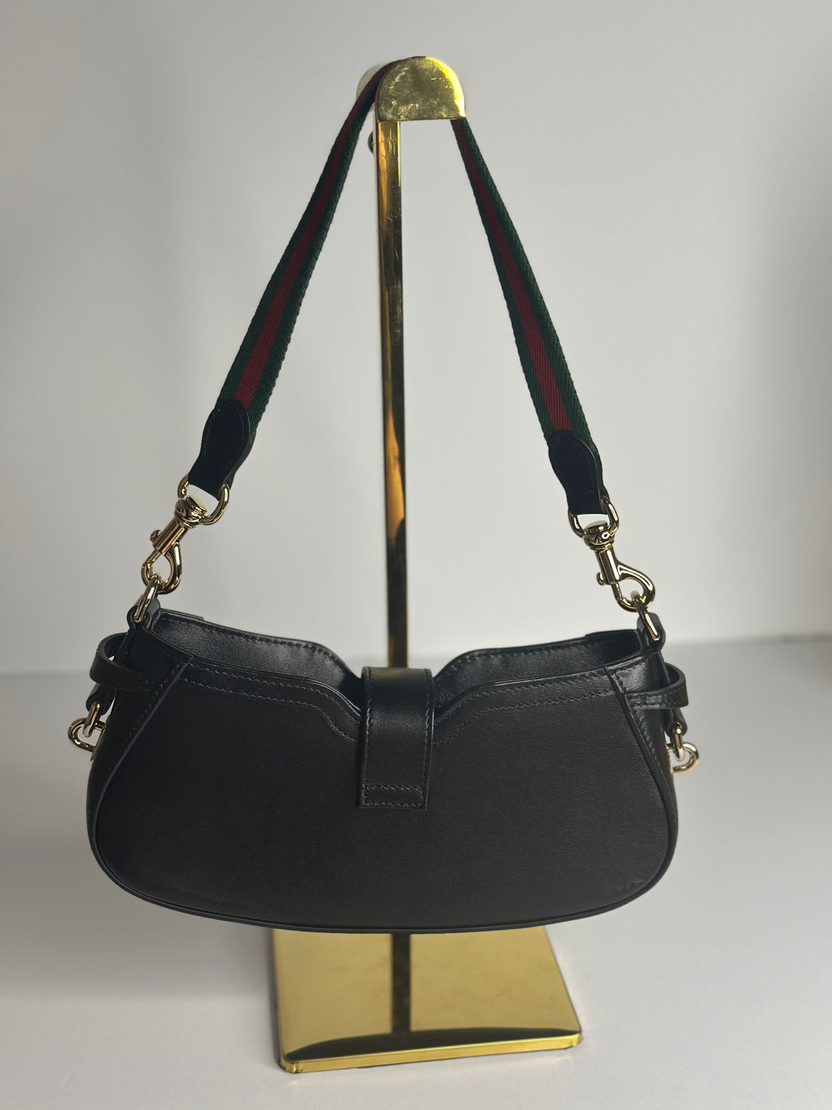 Pre-owned Gucci Moon Side Shoulder Bag Leather Mini