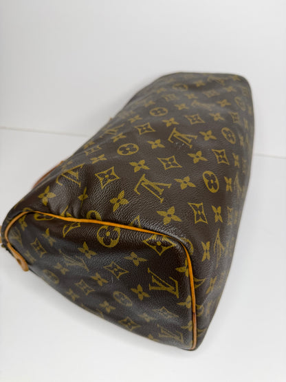 Pre-owned Louis Vuitton vintage monogram canvas speedy 30 Boston bag
