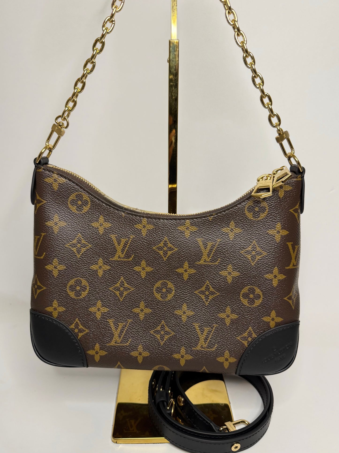 Pre-owned Louis Vuitton Monogram canvas bologne crossbody