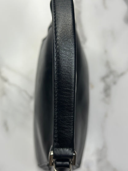 Pre-owned Balenciaga BB Soft small hobo bag in smooth leather with silver-tone hardware