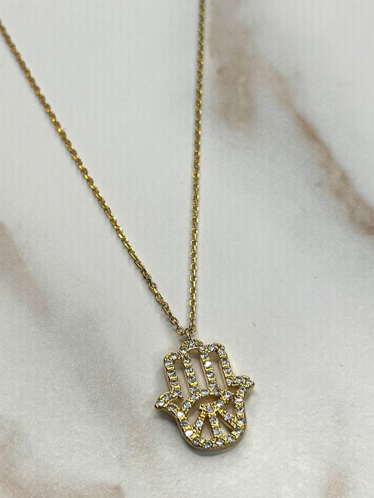 Hamsa Hand Necklace