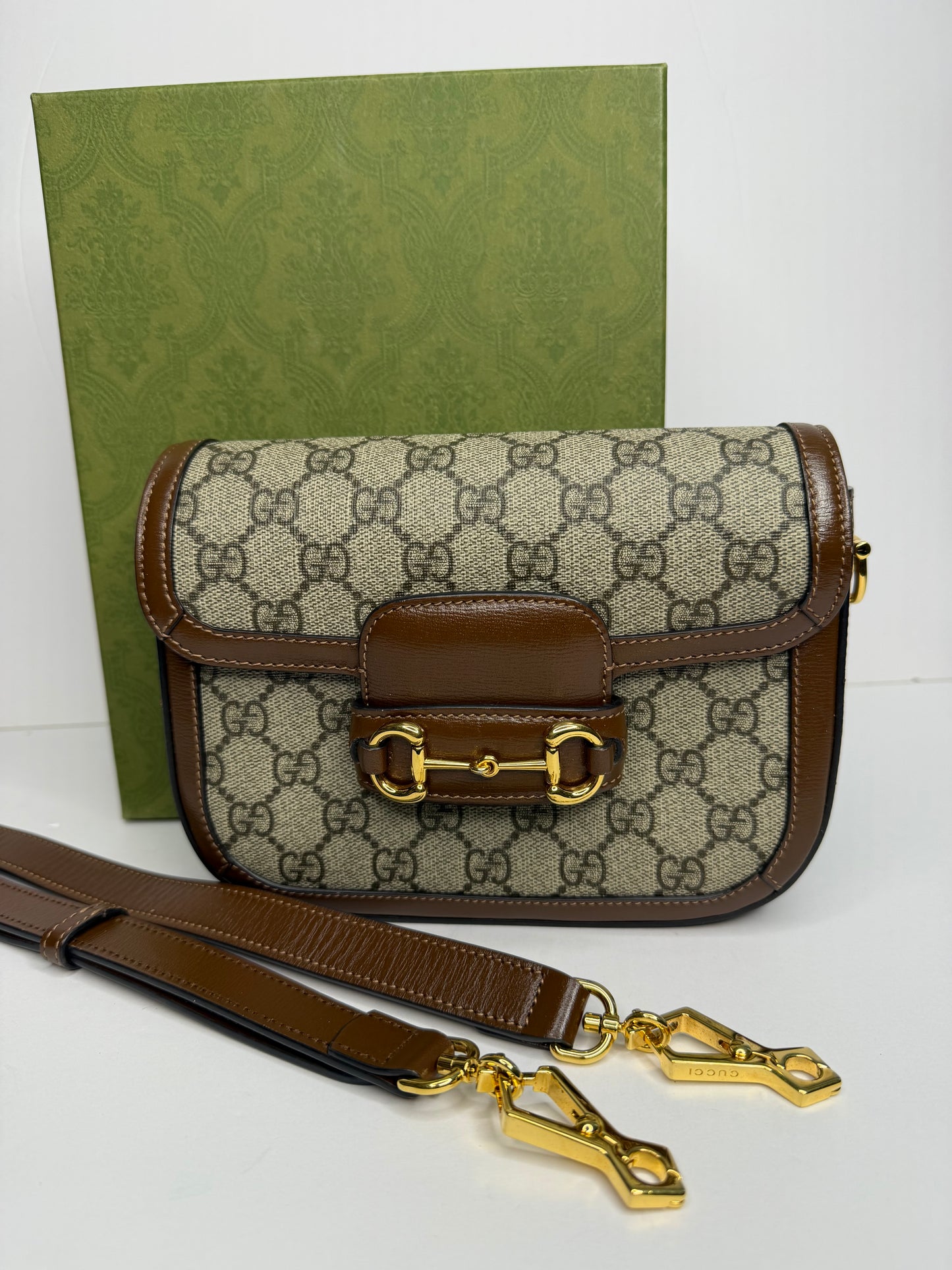 Pre-owned Gucci Horsebit 1955 small shoulder bag