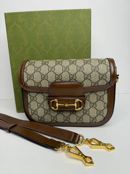 Pre-owned Gucci Horsebit 1955 small shoulder bag