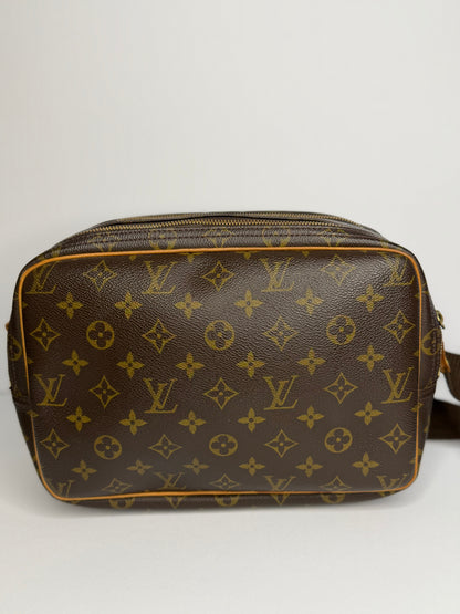 Pre-owned Louis Vuitton monogram, canvas reporter PM messenger