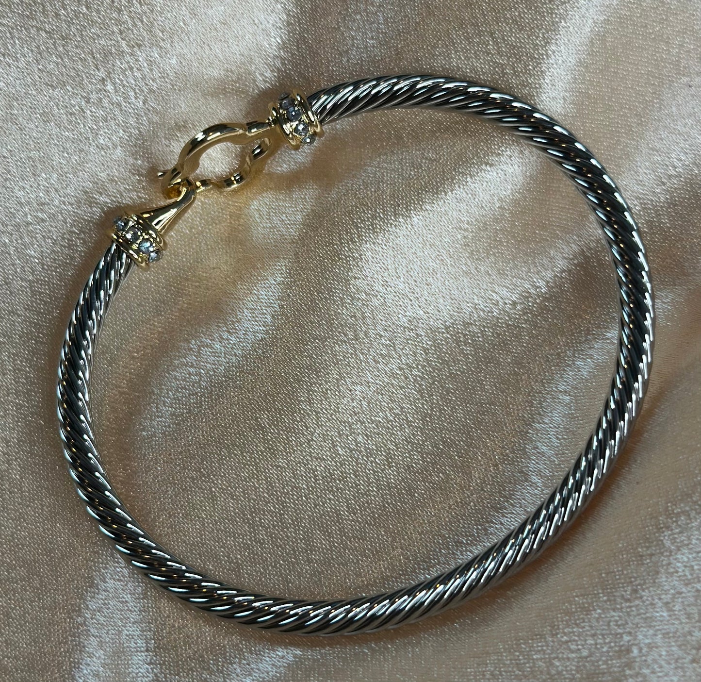 Trinity two two metal bracelet