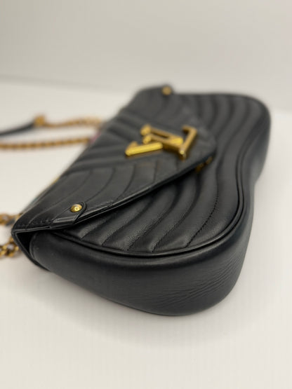 Pre-owned Louis Vuitton New Wave PM quilted leather Crossbody