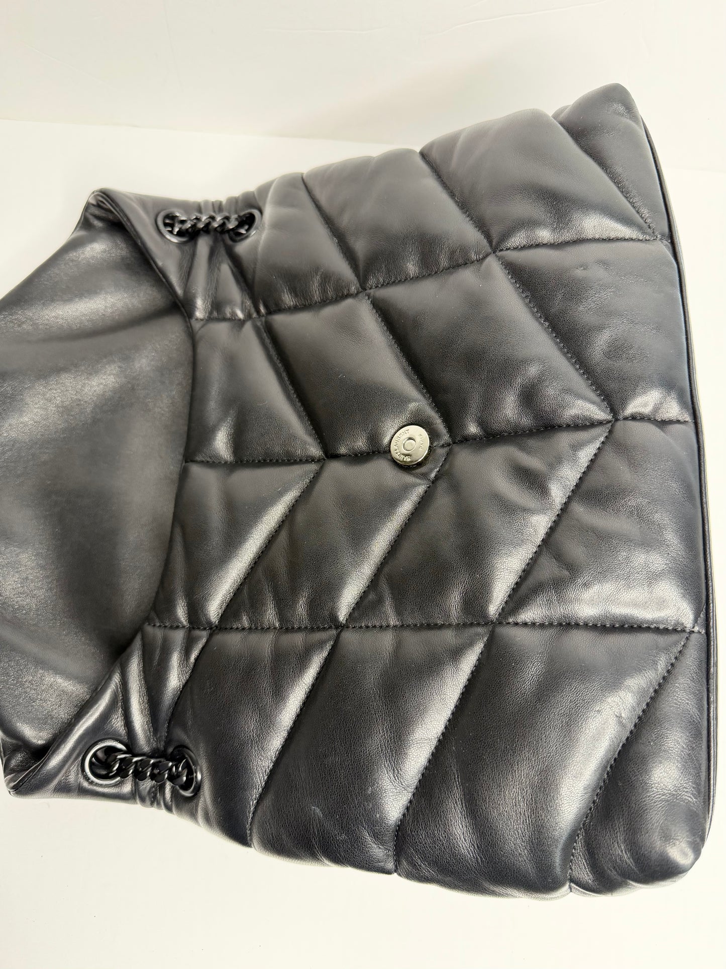 Pre-owned Saint Laurent medium Lou Lou puffer crossbody