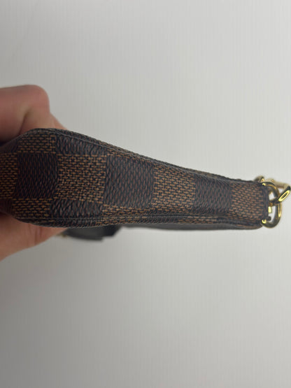 Pre-owned Louis Vuitton Damier ebene mini pochette accessories