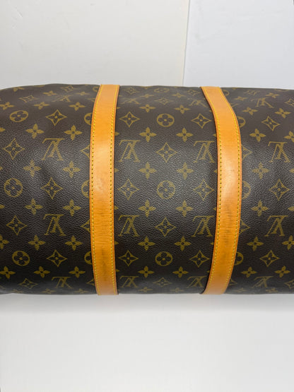 Pre-owned Louis Vuitton monogram canvas keep all 50 duffel