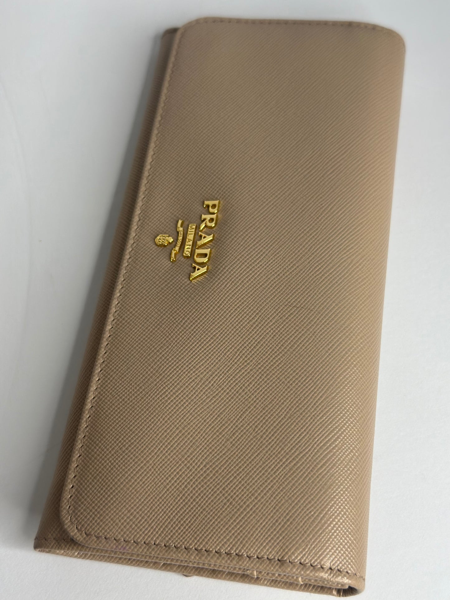 Pre-owned Prada Metropolis Tote blush pink Saffiano Leather & wallet