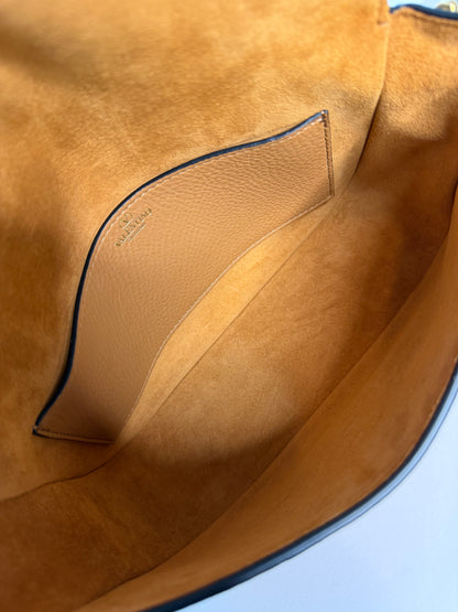 Pre-owned Valentino Garavani Alltime camel tone leather shoulder bag