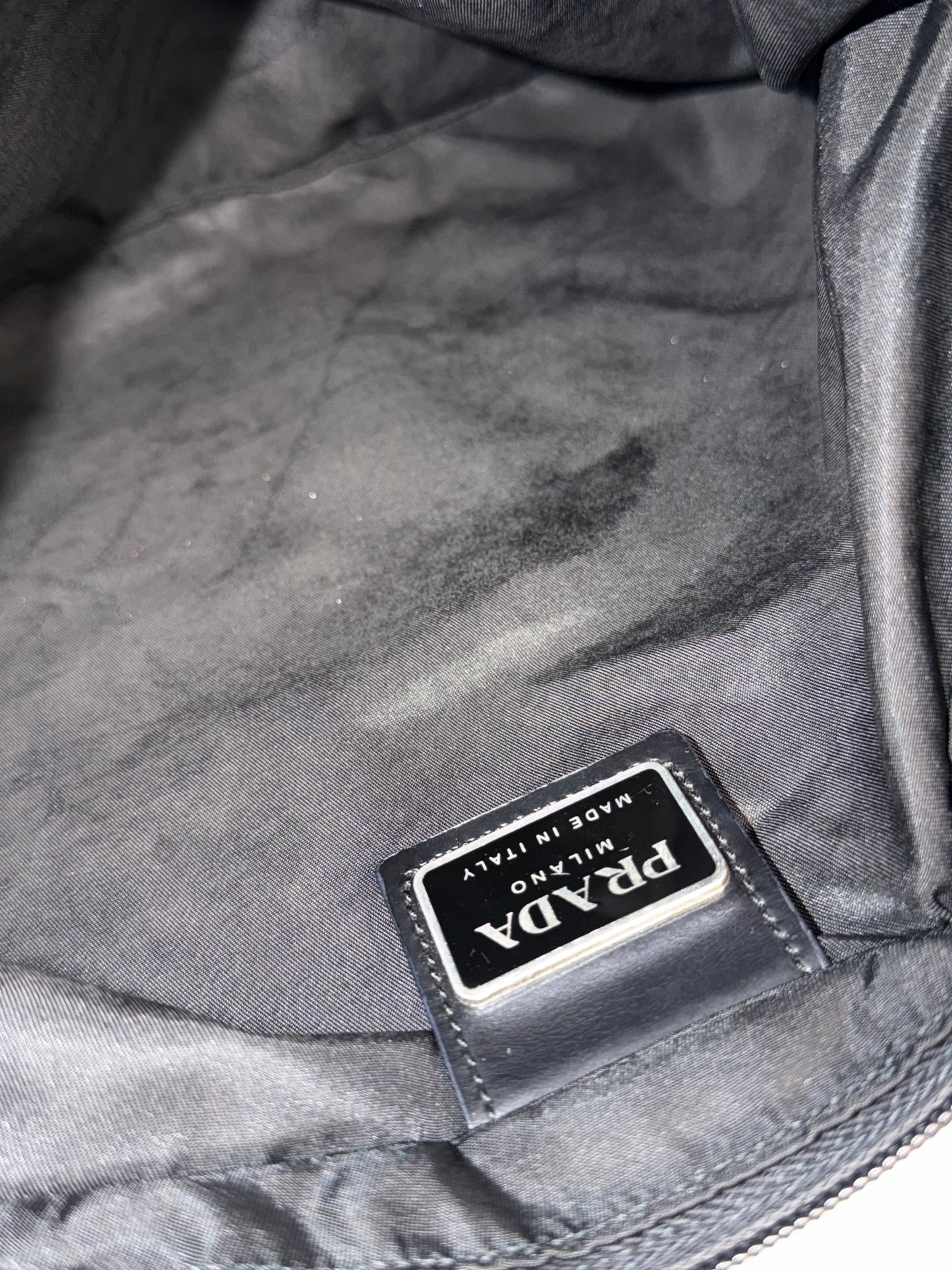Pre-owned Prada black nylon medium crossbody