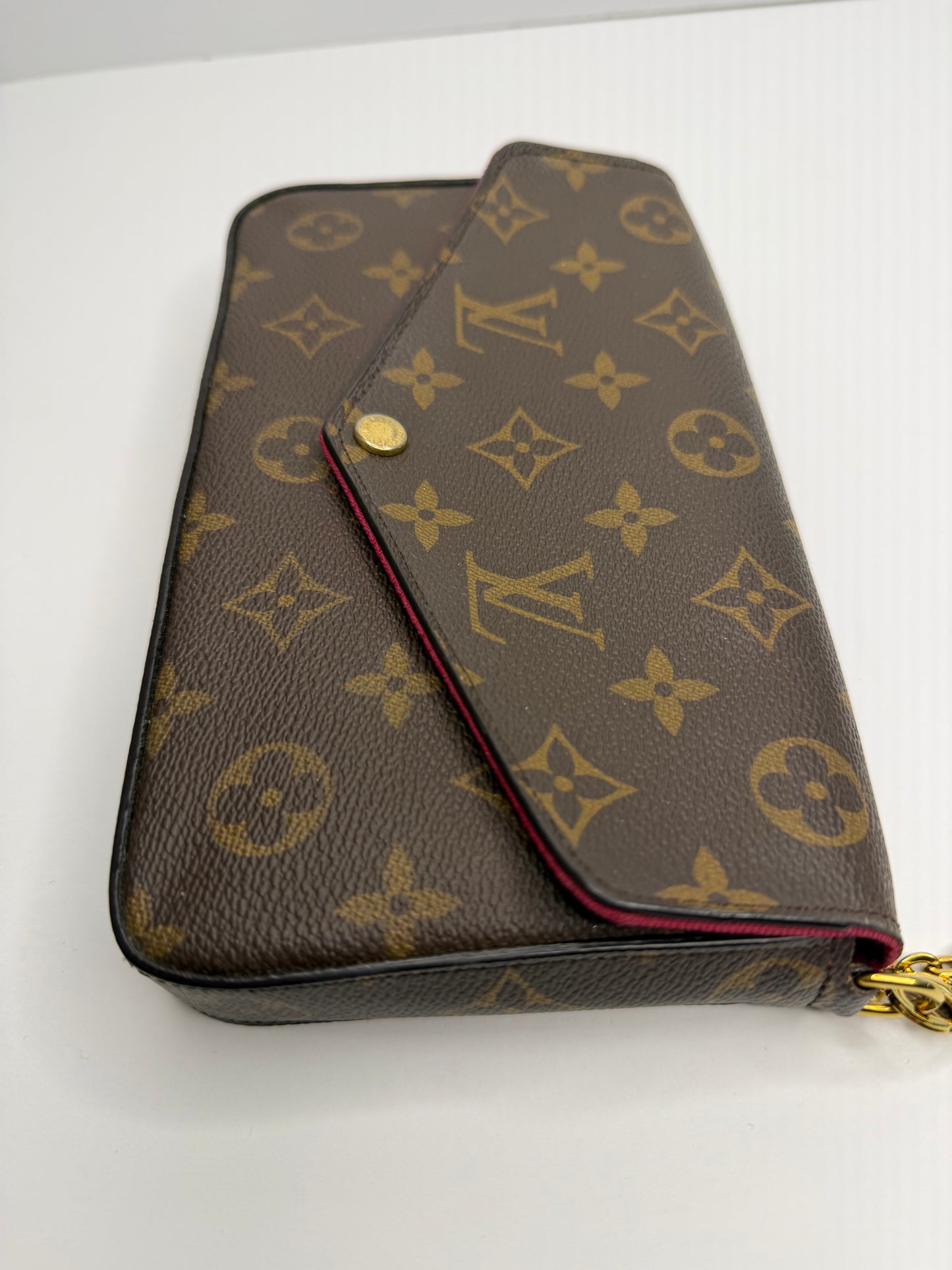 Pre-owned Louis Vuitton monogram canvas felicie pochette Crossbody