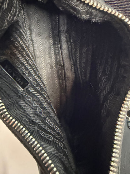 Pre-owned Prada Re-edition black nylon crossbody