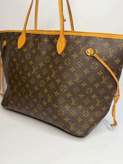 Pre-owned Louis Vuitton monogram canvas neverfull GM tote