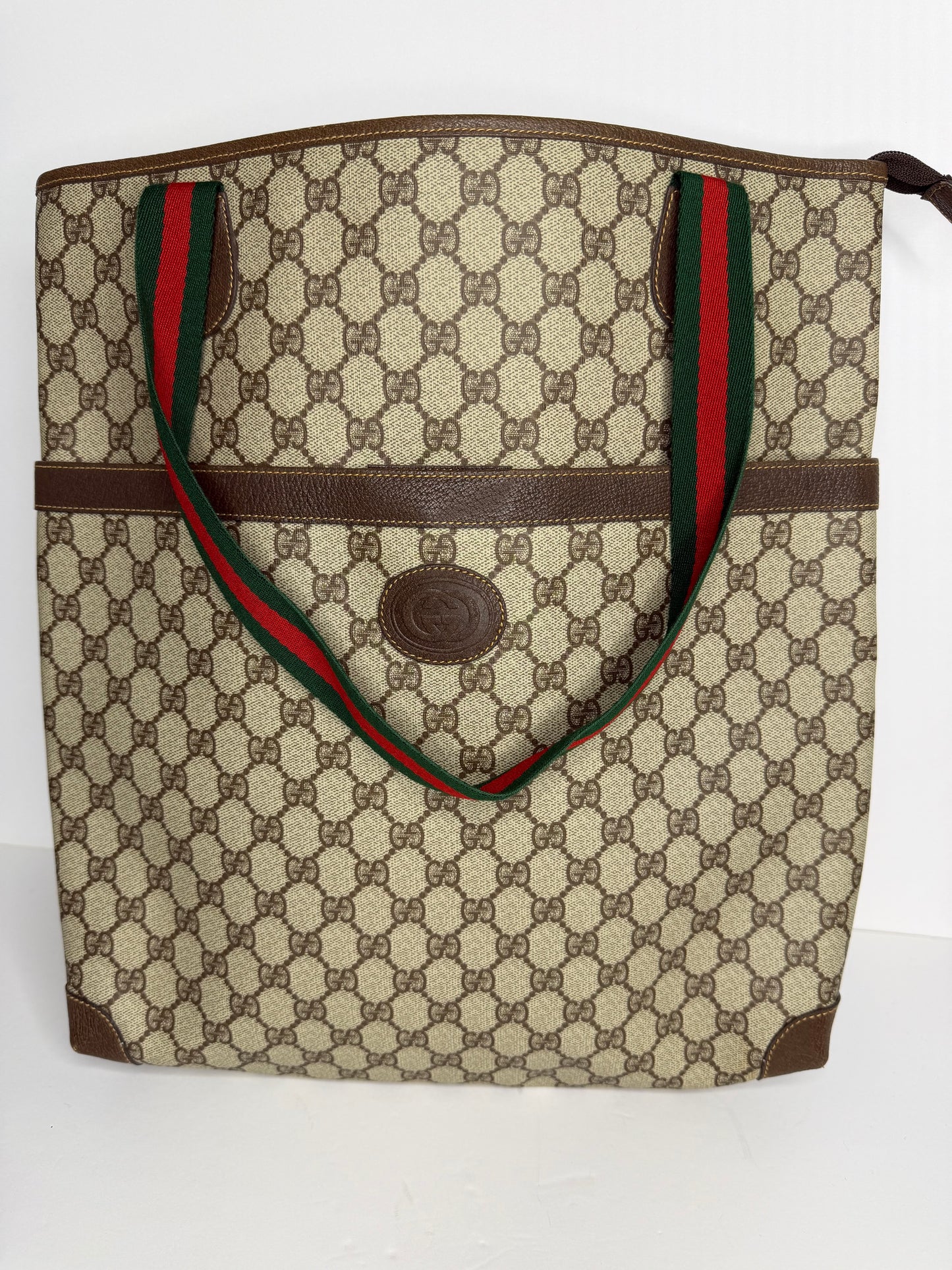 Pre-owned Gucci vintage Sherry line shoulder tote