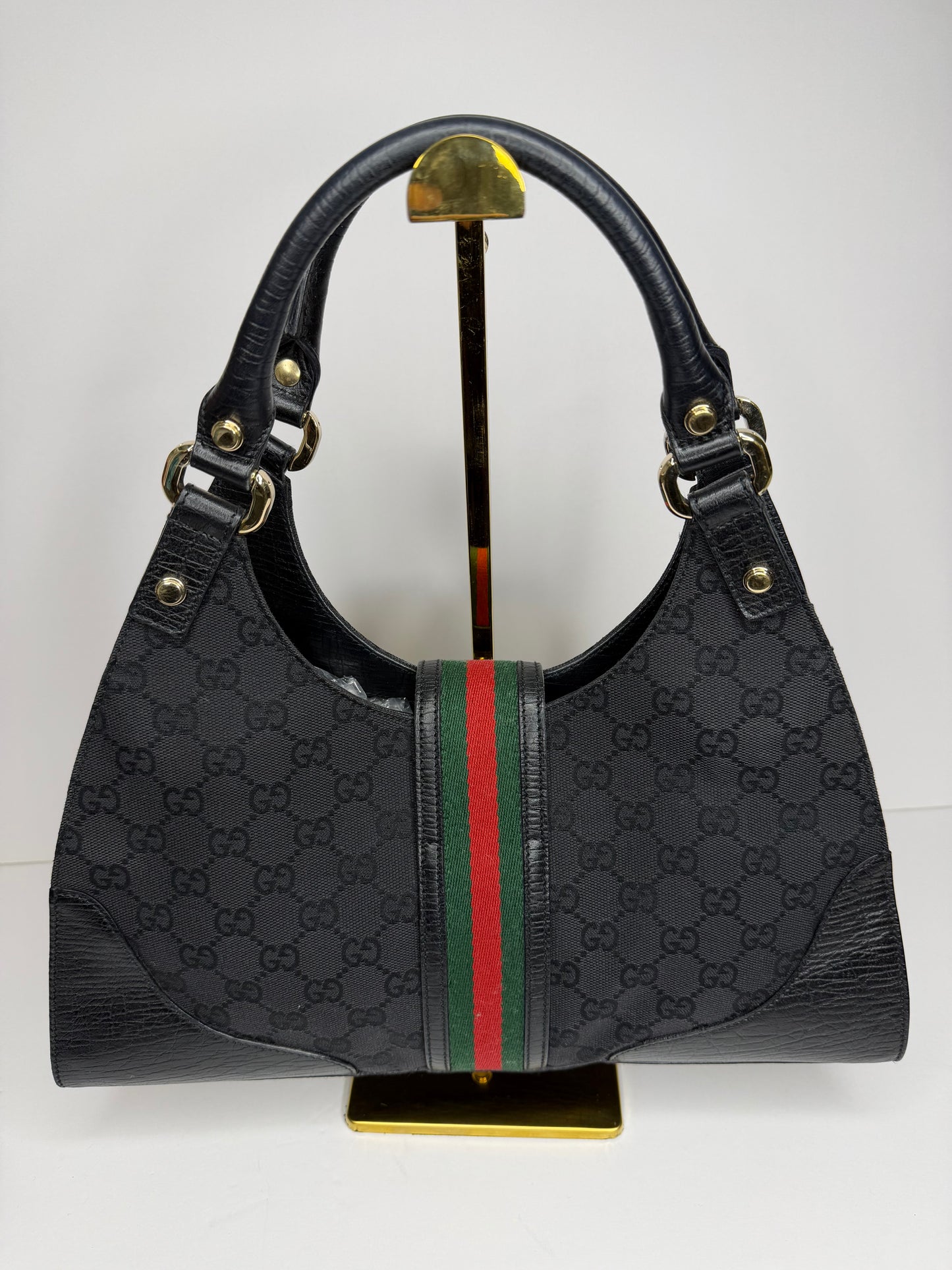 Preowned Gucci Vintage GG Canvas Web Junco shoulder bag