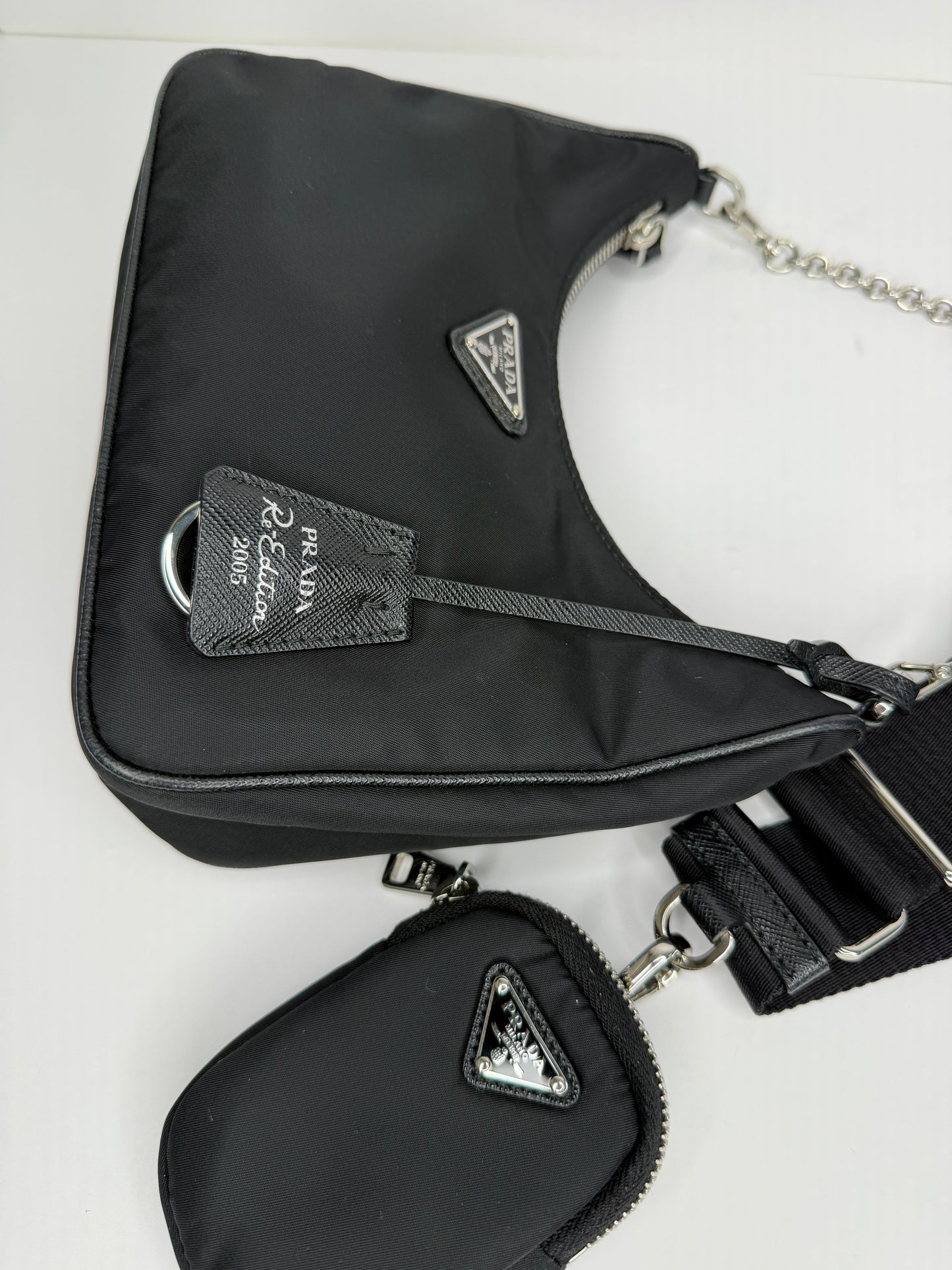 Pre-owned Prada Nylon Re-edition crossbody