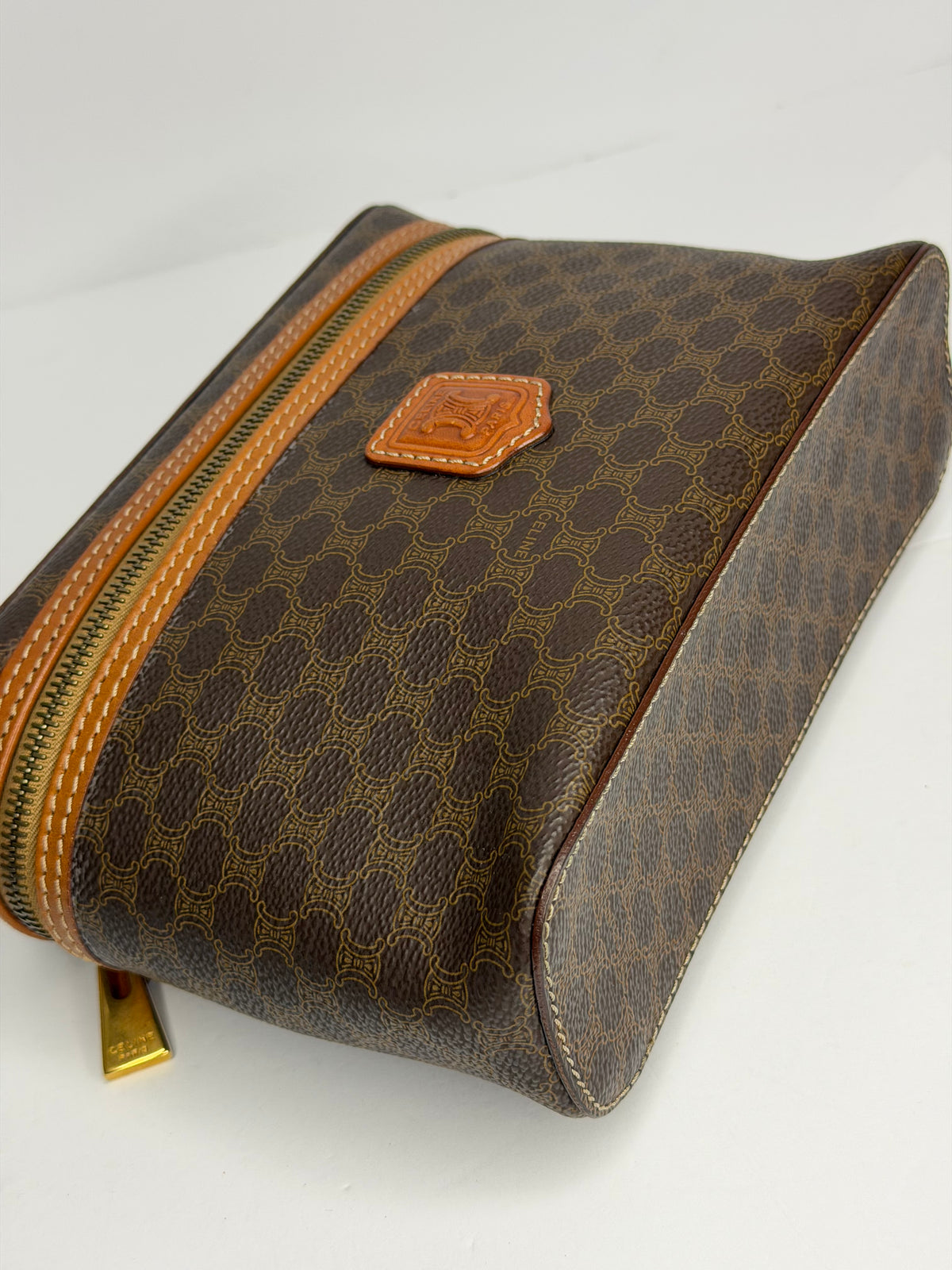 Pre-owned Celine macadam canvas vanity case