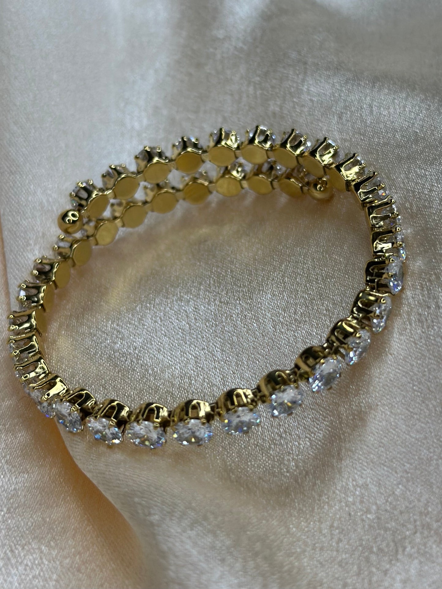 Hollywood sleek tennis wrap bracelet