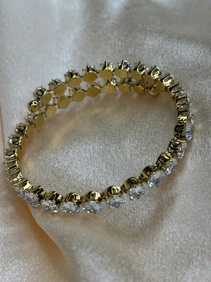 Hollywood sleek tennis wrap bracelet