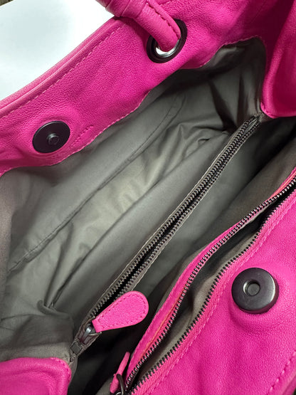 Pre-owned Bottega Veneta Intrecciato Nappa Intrecciato Small Tote Pink Small