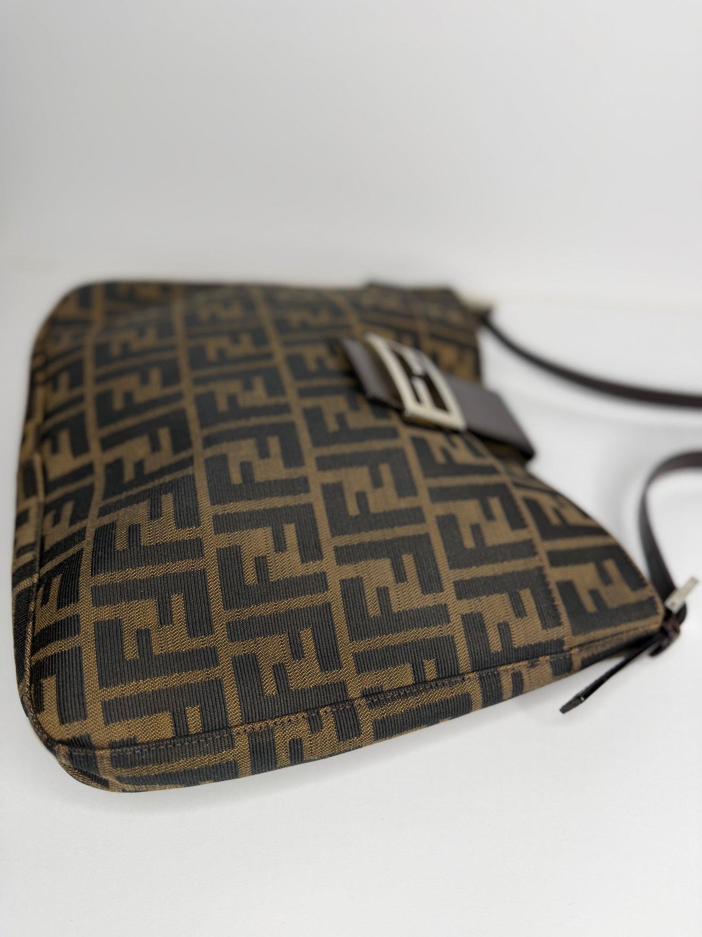 Fendi Zucchino Mamma baguette shoulder bag