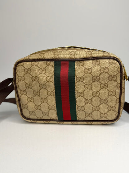 Pre-owned Gucci mini bag with Web crossbody