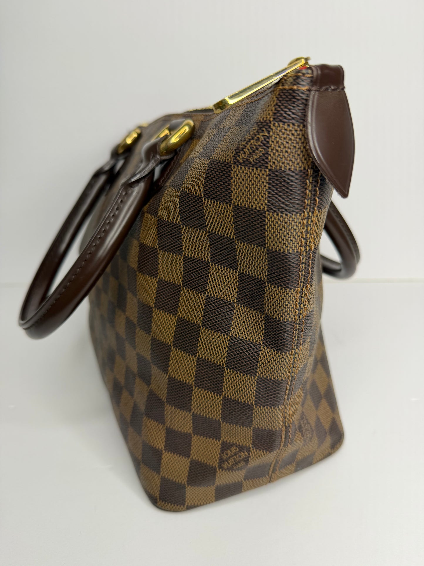 Pre-owned Louis Vuitton Damier Ebene Canvas Saleya PM Tote