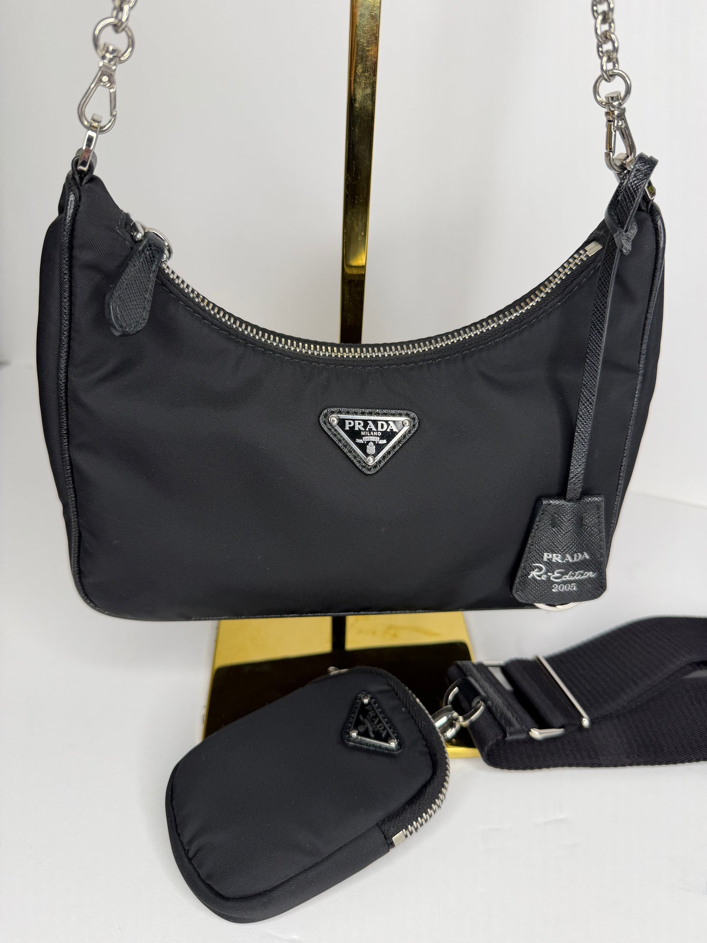 Pre-owned Prada Nylon Re-edition crossbody