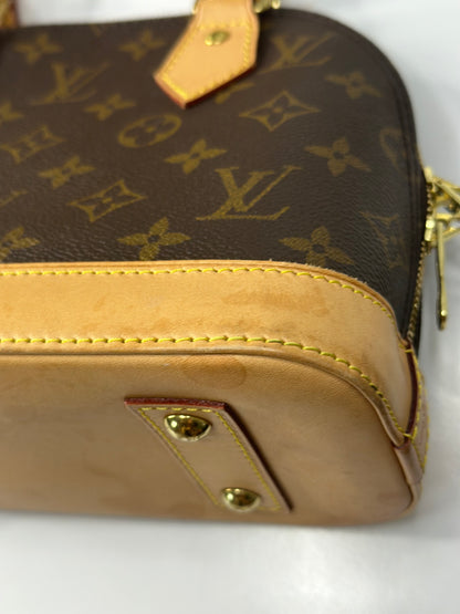 Pre-owned Louis Vuitton monogram canvas Alma BB crossbody